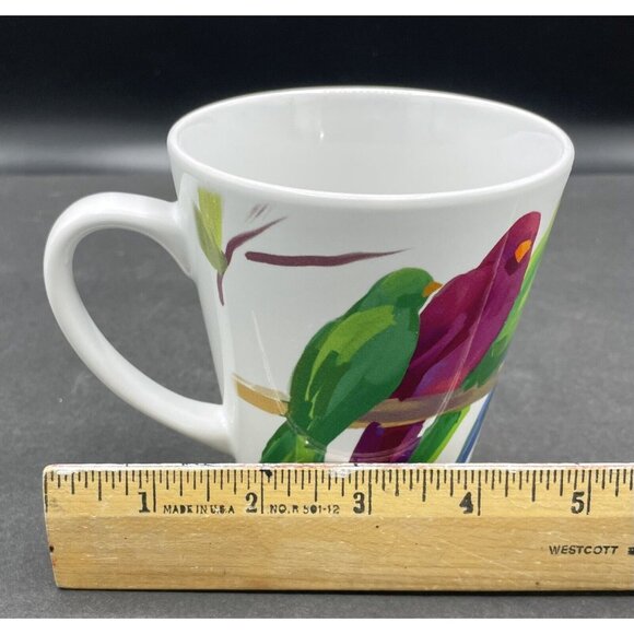 Orca Coatings Multi Colored Parakeet Birds Coffee Mug by M Collins - Picture 8 of 8